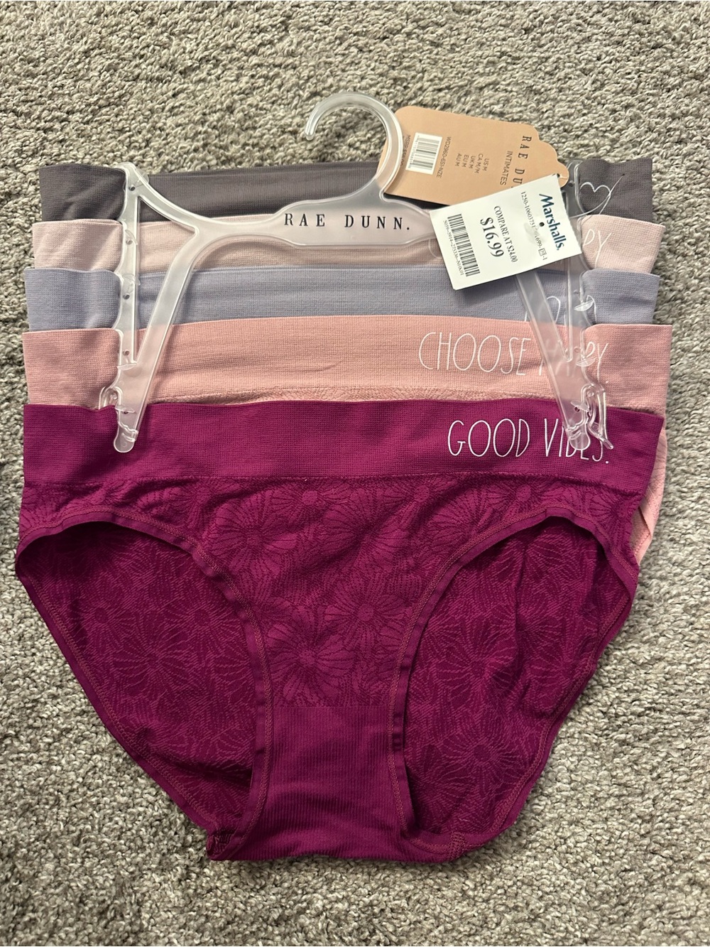 RaeDunn Medium BRAND NEW Bra & Underwear Sets